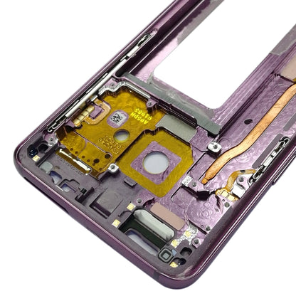 For Galaxy S9 G960F, G960F/DS, G960U, G960W, G9600  Middle Frame Bezel (Purple) - Frame Bezel Plate by PMC Jewellery | Online Shopping South Africa | PMC Jewellery