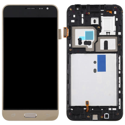 TFT LCD Screen for Galaxy J3 (2016) / J320F Digitizer Full Assembly with Frame (Gold) - LCD Screen by PMC Jewellery | Online Shopping South Africa | PMC Jewellery