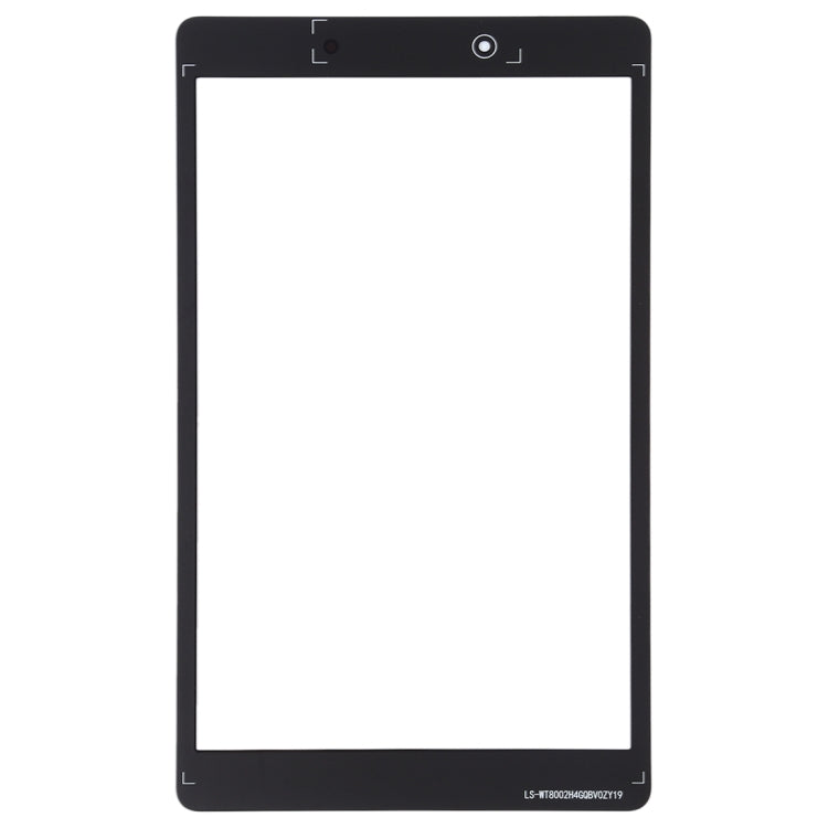 For Galaxy Tab A 8.0 2019 SM-T290 (WIFI Version)  Front Screen Outer Glass Lens (Black) - Outer Glass Lens by PMC Jewellery | Online Shopping South Africa | PMC Jewellery