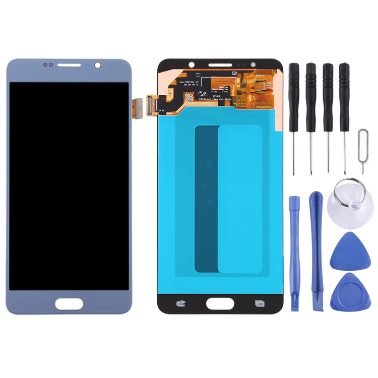 5.5 inch OLED LCD Screen for Samsung Galaxy Note 5 with Digitizer Full Assembly (Baby Blue) - LCD Screen by PMC Jewellery | Online Shopping South Africa | PMC Jewellery