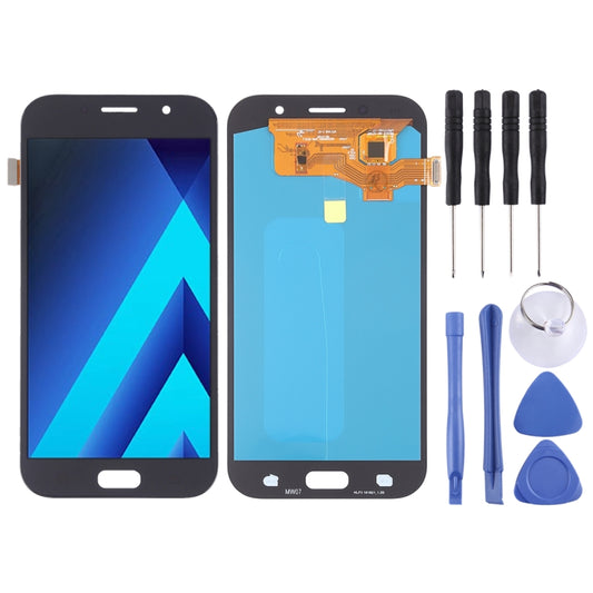 OLED LCD Screen for Galaxy A7 (2017), A720F, A720F/DS with Digitizer Full Assembly (Black) - LCD Screen by PMC Jewellery | Online Shopping South Africa | PMC Jewellery