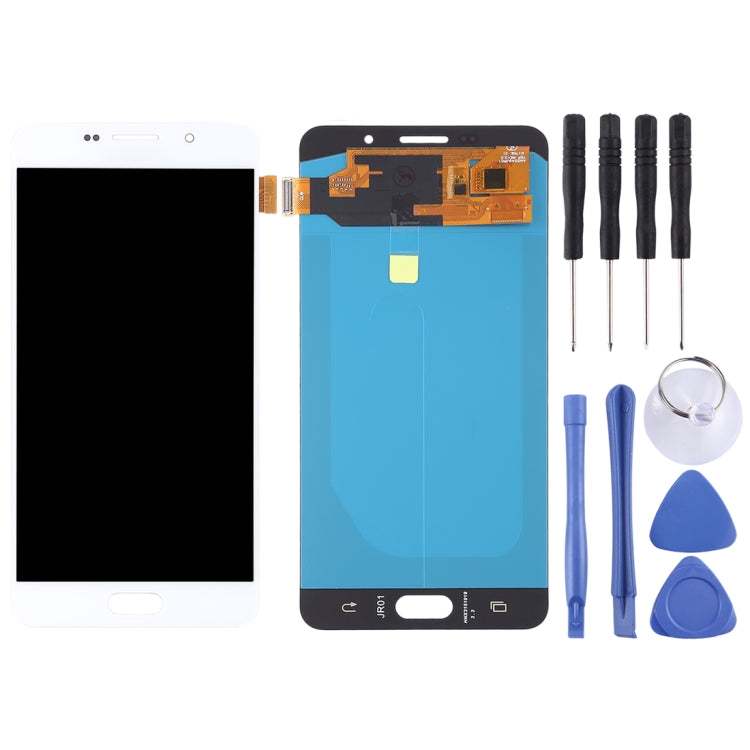 LCD Screen and Digitizer Full Assembly (OLED Material ) for Galaxy A7 (2016), A710F, A710F/DS, A710FD, A710M, A710M/DS, A710Y/DS, A7100(White) - LCD Screen by PMC Jewellery | Online Shopping South Africa | PMC Jewellery