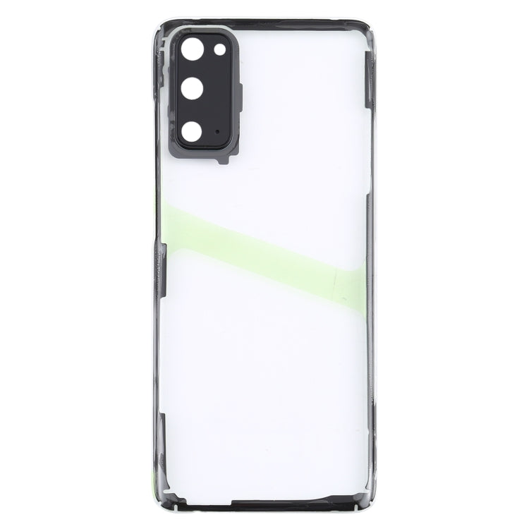 For Samsung Galaxy S20 SM-G980 SM-G980F SM-G980F/DS Glass Transparent Battery Back Cover (Transparent) - Back Cover by PMC Jewellery | Online Shopping South Africa | PMC Jewellery