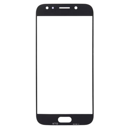 For Samsung Galaxy J7 (2017) / J730 10pcs Front Screen Outer Glass Lens (Black) - Outer Glass Lens by PMC Jewellery | Online Shopping South Africa | PMC Jewellery