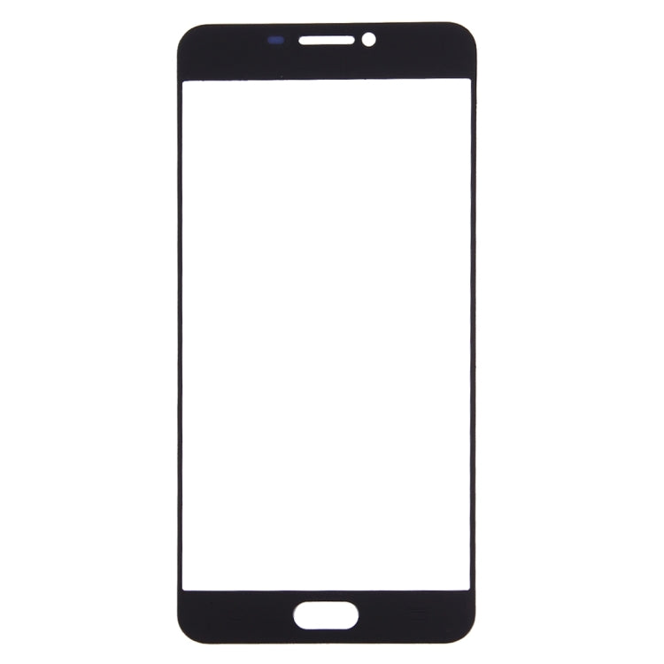 For Samsung Galaxy C7 10pcs Front Screen Outer Glass Lens (Black) - Outer Glass Lens by PMC Jewellery | Online Shopping South Africa | PMC Jewellery