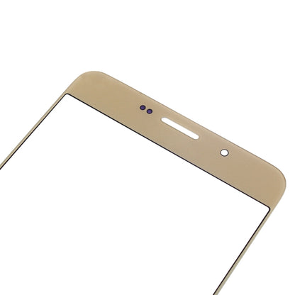 For Samsung Galaxy A9 (2016) / A900 10pcs Front Screen Outer Glass Lens (Gold) - Outer Glass Lens by PMC Jewellery | Online Shopping South Africa | PMC Jewellery