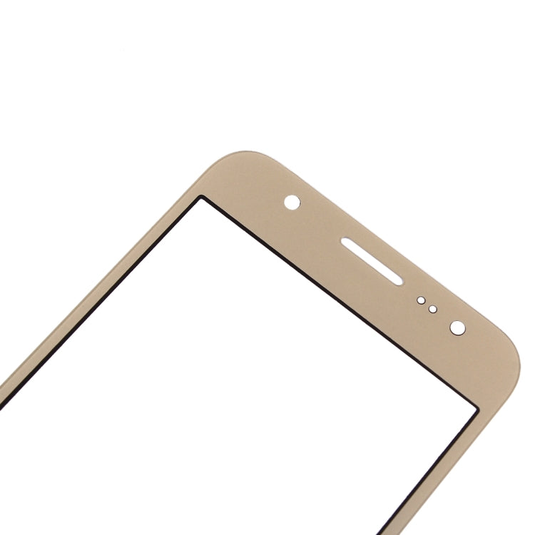 For Samsung Galaxy J7 / J700 10pcs Front Screen Outer Glass Lens (Gold) - Outer Glass Lens by PMC Jewellery | Online Shopping South Africa | PMC Jewellery