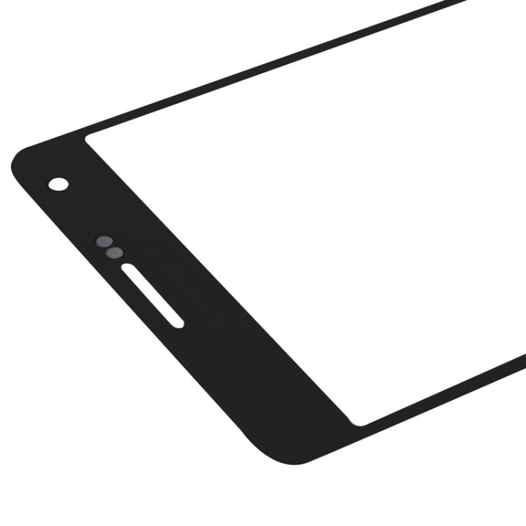 For Samsung Galaxy A7 (2015) 10pcs Front Screen Outer Glass Lens (Black) - Outer Glass Lens by PMC Jewellery | Online Shopping South Africa | PMC Jewellery