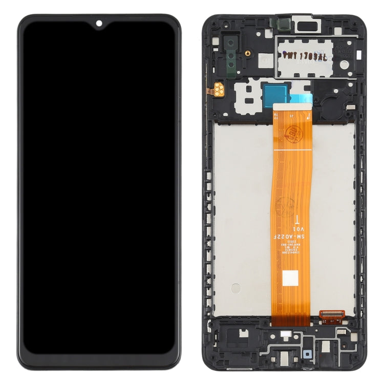 Original LCD Screen for Samsung Galaxy A02 SM-A022 Digitizer Full Assembly with Frame - LCD Screen by PMC Jewellery | Online Shopping South Africa | PMC Jewellery
