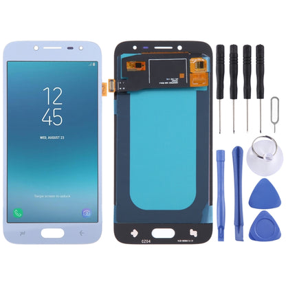 OLED Material LCD Screen and Digitizer Full Assembly for Samsung Galaxy J2 Pro 2018 SM-J250(Blue) - LCD Screen by PMC Jewellery | Online Shopping South Africa | PMC Jewellery