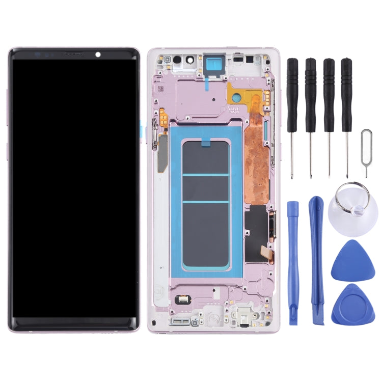 OLED LCD Screen for Samsung Galaxy Note9 SM-N960 Digitizer Full Assembly with Frame (Purple) - LCD Screen by PMC Jewellery | Online Shopping South Africa | PMC Jewellery