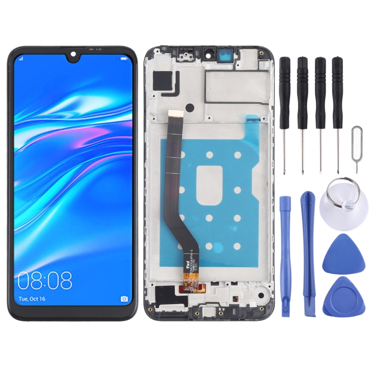 OEM LCD Screen for Huawei Y7 (2019)(Low Version) Digitizer Full Assembly with Frame(Black) - free shipping - PMC TechLife - Order now!