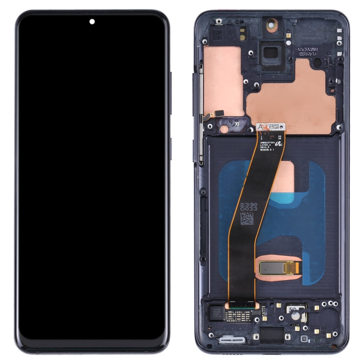 Original Super AMOLED LCD Screen and Digitizer Full Assembly with Frame for Samsung Galaxy S20 5G SM-G981B(Black) - LCD Screen by PMC Jewellery | Online Shopping South Africa | PMC Jewellery