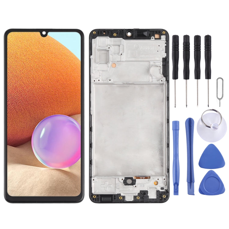 incell Material LCD Screen and Digitizer Full Assembly with Frame (Not Supporting Fingerprint Identification) for Samsung Galaxy A32 4G SM-A325 - LCD Screen by PMC Jewellery | Online Shopping South Africa | PMC Jewellery