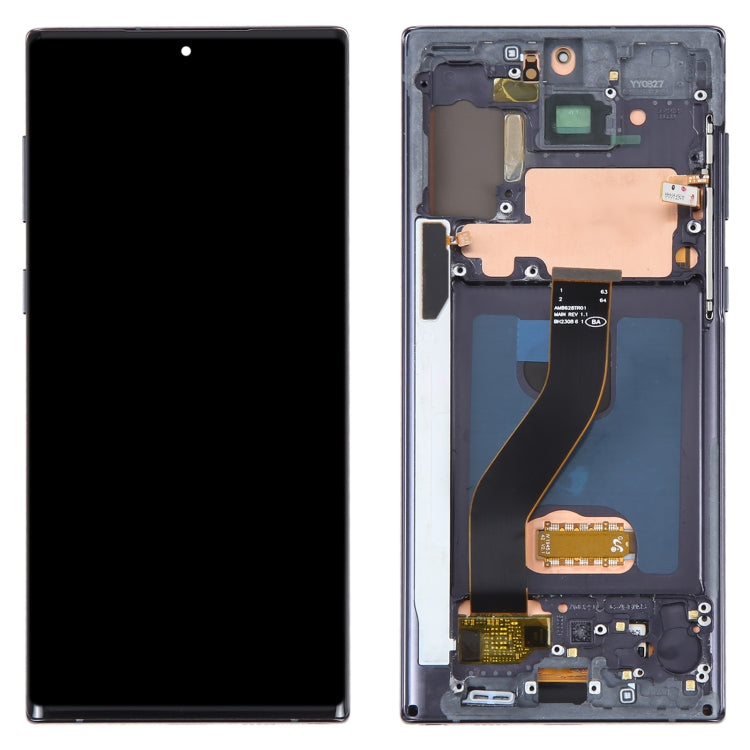 OLED LCD Screen For Samsung Galaxy Note10 SM-N970F Digitizer Full Assembly With Frame (Black) - LCD Screen by PMC Jewellery | Online Shopping South Africa | PMC Jewellery