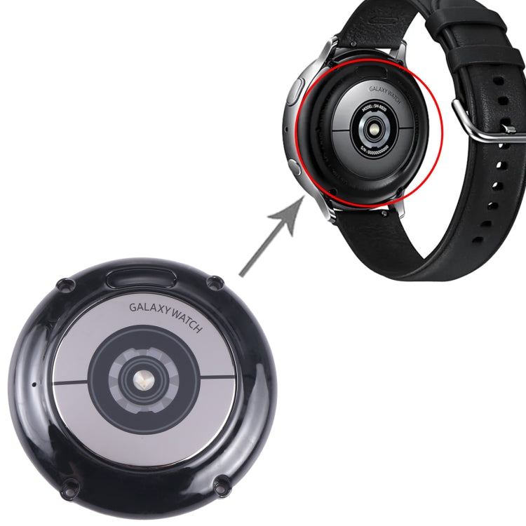 Original Back Cover With Heart Rate Sensor + Wireless Charging Module For Samsung Galaxy Watch Active2 40mm SM-R830 (Black) - For Samsung by PMC Jewellery | Online Shopping South Africa | PMC Jewellery