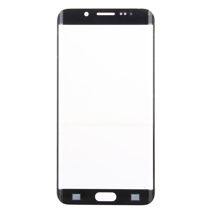 For Galaxy S6 Edge+ / G928  Front Screen Outer Glass Lens (Dark Blue) - Outer Glass Lens by PMC Jewellery | Online Shopping South Africa | PMC Jewellery