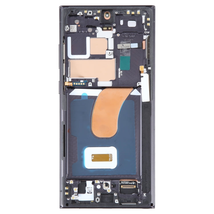 OLED LCD Screen For Samsung Galaxy S23 Ultra 5G SM-S918B EU Edition Digitizer Full Assembly with Frame(Black) - LCD Screen by PMC Jewellery | Online Shopping South Africa | PMC Jewellery