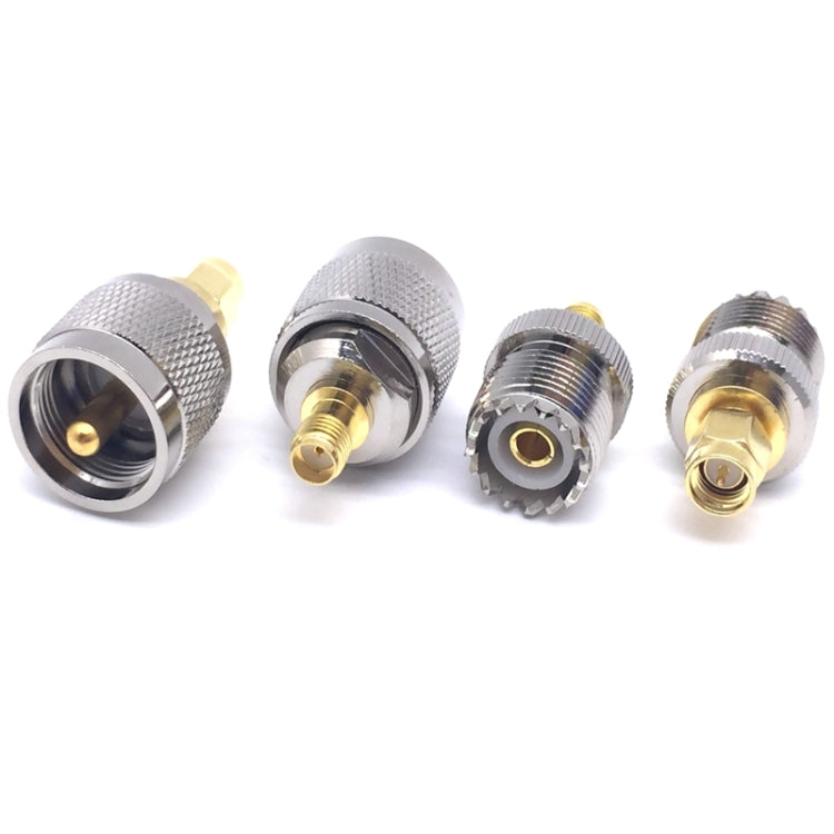 4 PCS / Set UHF PL259 SO239 to SMA Plug RF Connector Test Converter - free shipping - PMC TechLife - Order now!
