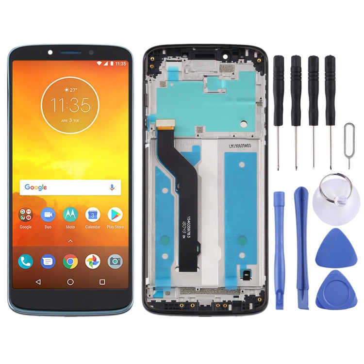 TFT LCD Screen for Motorola Moto E5 Plus Digitizer Full Assembly with Frame(Black) - free shipping - PMC TechLife - Order now!