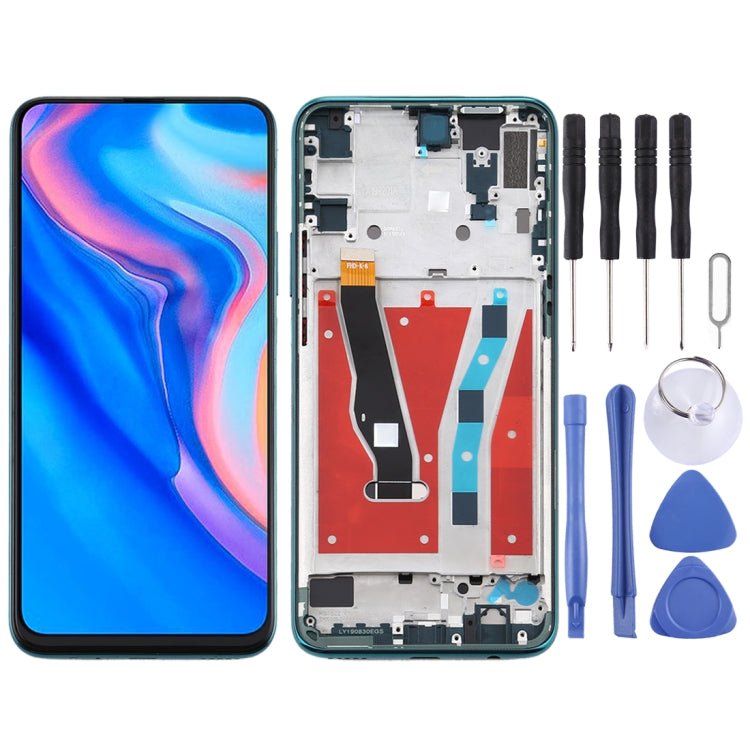 LCD Screen and Digitizer Full Assembly with Frame for Huawei Y9 Prime (2019)(Green) - free shipping - PMC TechLife - Order now!