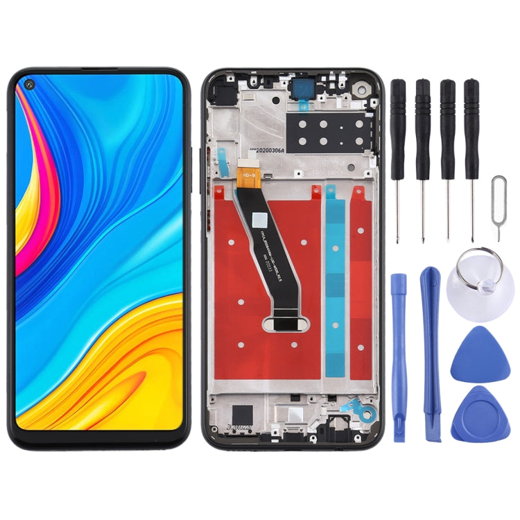 OEM LCD Screen for Huawei Y7p (2020) Digitizer Full Assembly with Frame(Black) - free shipping - PMC TechLife - Order now!
