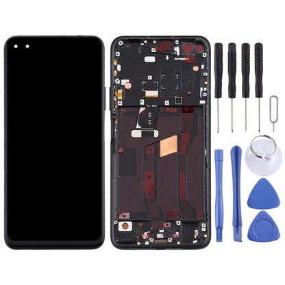 OEM LCD Screen for Huawei Nova 6 5G Digitizer Full Assembly with Frame(Black) - LCD Screen by PMC Jewellery | Online Shopping South Africa | PMC Jewellery