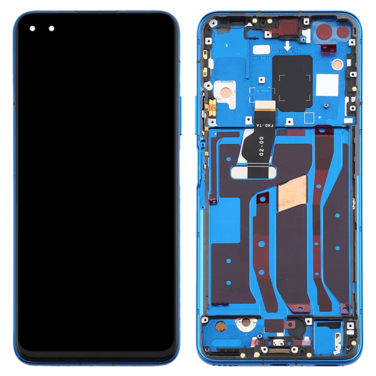 OEM LCD Screen for Huawei Nova 6 5G Digitizer Full Assembly with Frame(Dark Blue) - free shipping - PMC TechLife - Order now!