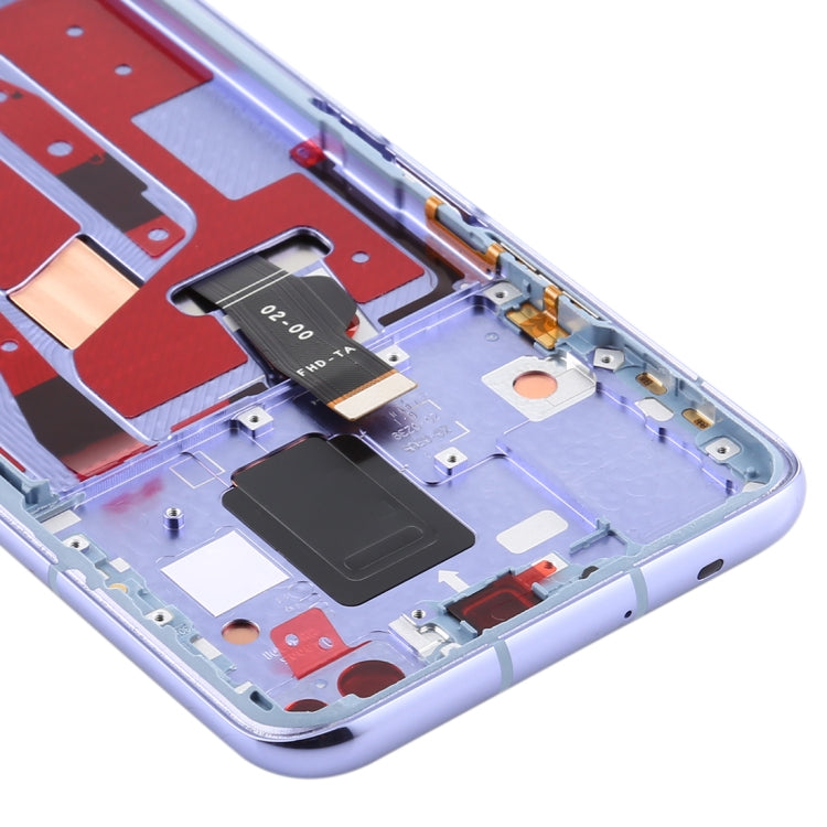 OEM LCD Screen for Huawei Nova 6 5G Digitizer Full Assembly with Frame(Purple) - free shipping - PMC TechLife - Order now!