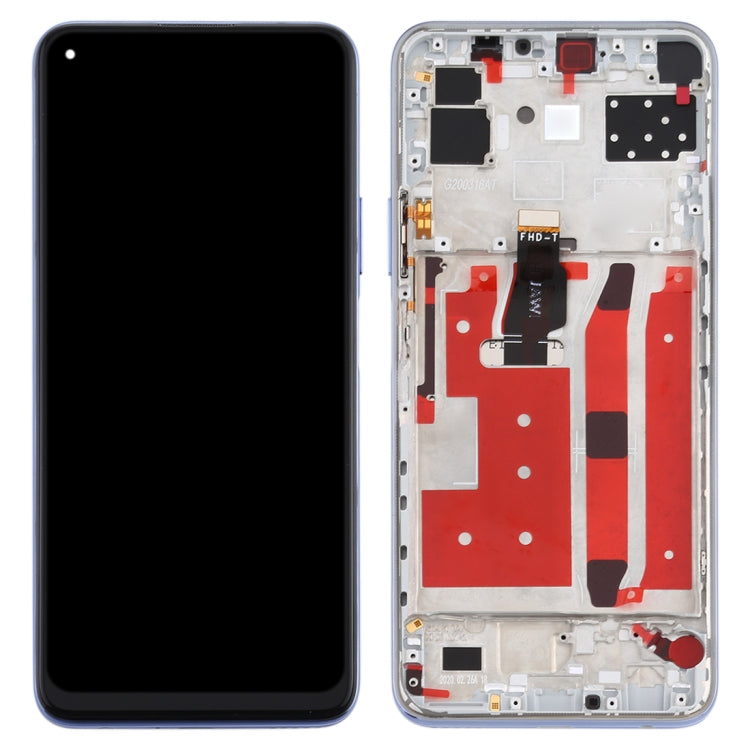 OEM LCD Screen for Huawei Nova 7 SE Digitizer Full Assembly with Frame(Silver) - free shipping - PMC TechLife - Order now!