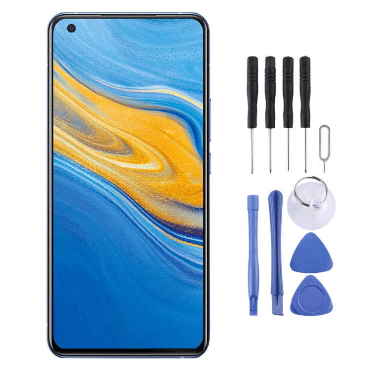 Original AMOLED Material LCD Screen and Digitizer Full Assembly for Vivo X50 / X50 5G - free shipping - PMC TechLife - Order now!