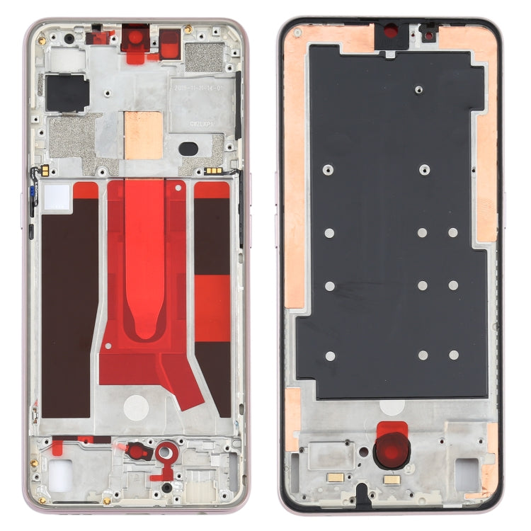 For OPPO Reno3 5G/Reno3 4G PCHM30 CPH2043 Front Housing LCD Frame Bezel Plate (Gold) - Frame Bezel Plate by PMC TechLife | Online Shopping South Africa | PMC TechLife