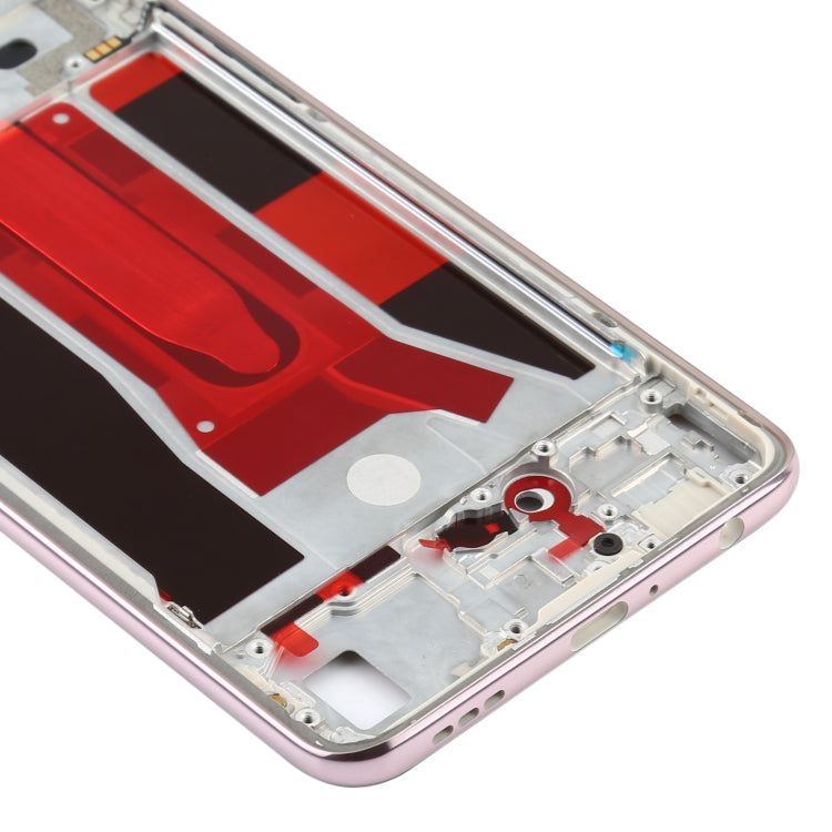 For OPPO Reno3 5G/Reno3 4G PCHM30 CPH2043 Front Housing LCD Frame Bezel Plate (Gold) - Frame Bezel Plate by PMC TechLife | Online Shopping South Africa | PMC TechLife