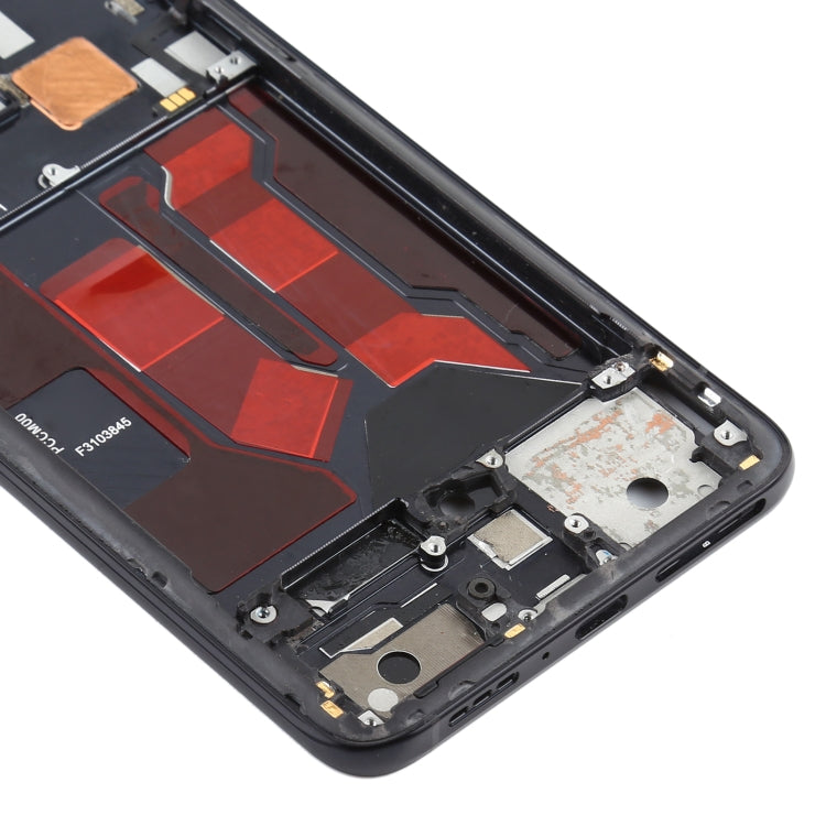 For OPPO Reno 10x zoom Front Housing LCD Frame Bezel Plate (Black) - free shipping - PMC TechLife - Order now!