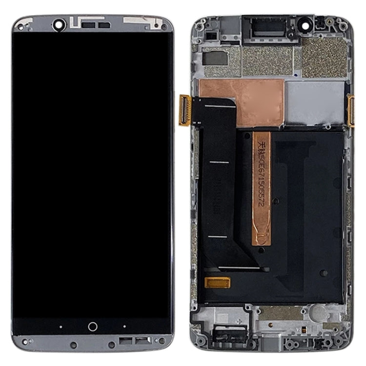 Original AMOLED LCD Screen for ZTE Axon 7 A2017 A2017U A2017G Digitizer Full Assembly With Frame (Grey) - free shipping - PMC TechLife - Order now!