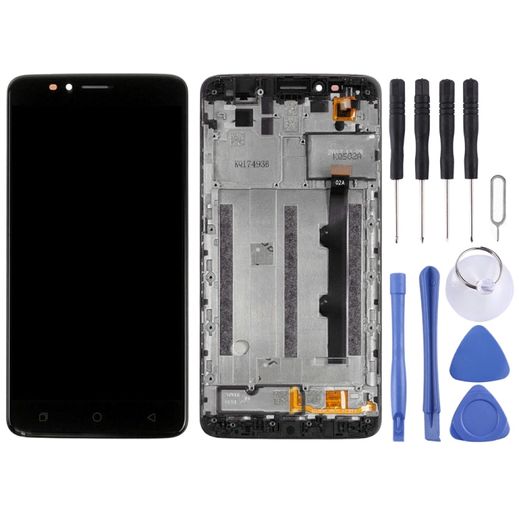 LCD Screen and Digitizer Full Assembly With Frame for T-Mobile Revvl Plus c3701a(Black) - free shipping - PMC TechLife - Order now!