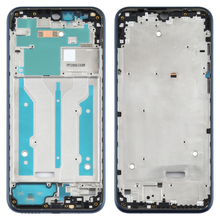 Front Housing LCD Frame Bezel Plate for Motorola Moto E (2020) (Blue) - Frame Bezel Plate by PMC TechLife | Online Shopping South Africa | PMC TechLife