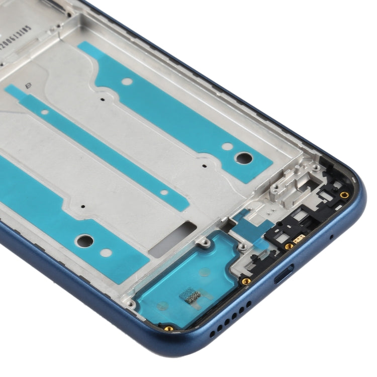 Front Housing LCD Frame Bezel Plate for Motorola Moto E (2020) (Blue) - Frame Bezel Plate by PMC TechLife | Online Shopping South Africa | PMC TechLife