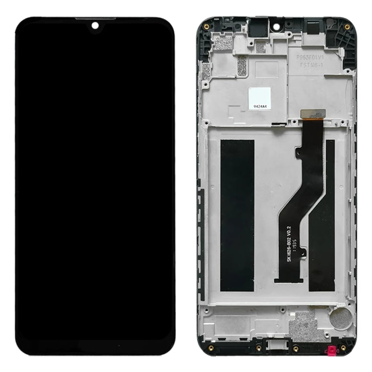 OEM LCD Screen for ZTE Blade V10 Vita  Digitizer Full Assembly with Frame（Black) - For ZTE by PMC TechLife | Online Shopping South Africa | PMC TechLife