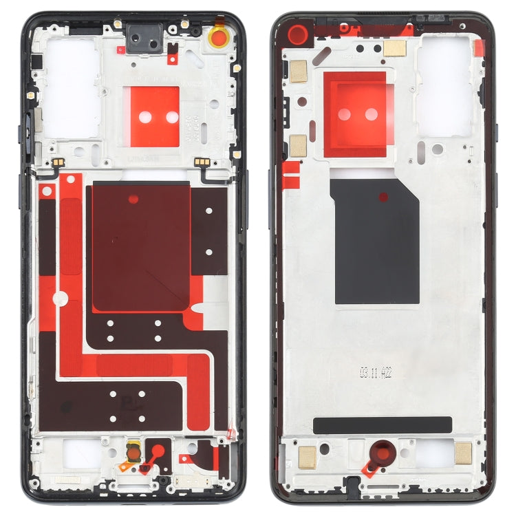 For OnePlus 9 (Dual SIM IN/CN Version) Middle Frame Bezel Plate (Black) - Frame Bezel Plate by PMC TechLife | Online Shopping South Africa | PMC TechLife