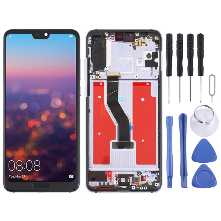 Original OLED LCD Screen for Huawei P20 Pro Digitizer Full Assembly with Frame(Twilight) - free shipping - PMC TechLife - Order now!