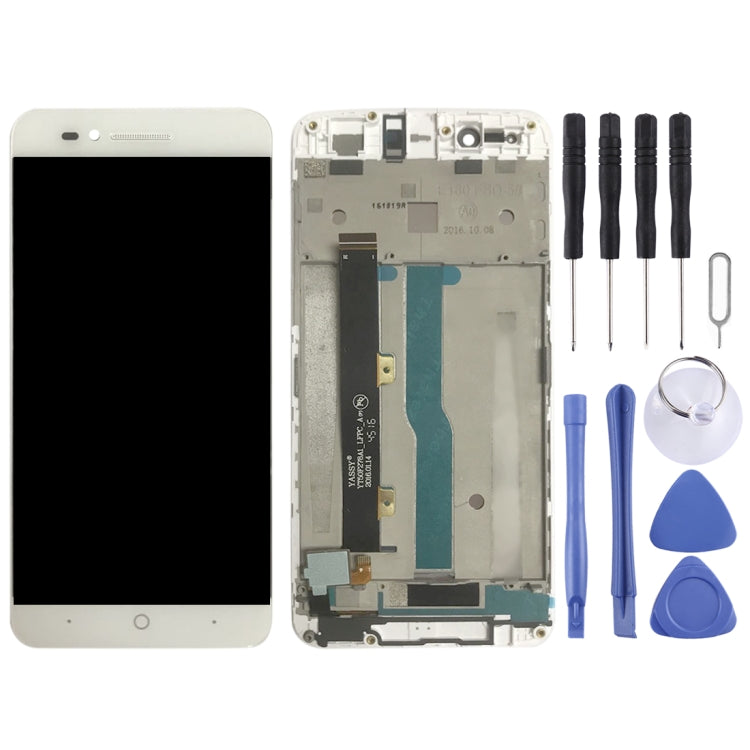 OEM LCD Screen for ZTE Blade A610 / A610C / A612  Digitizer Full Assembly with Frame���White) - free shipping - PMC TechLife - Order now!