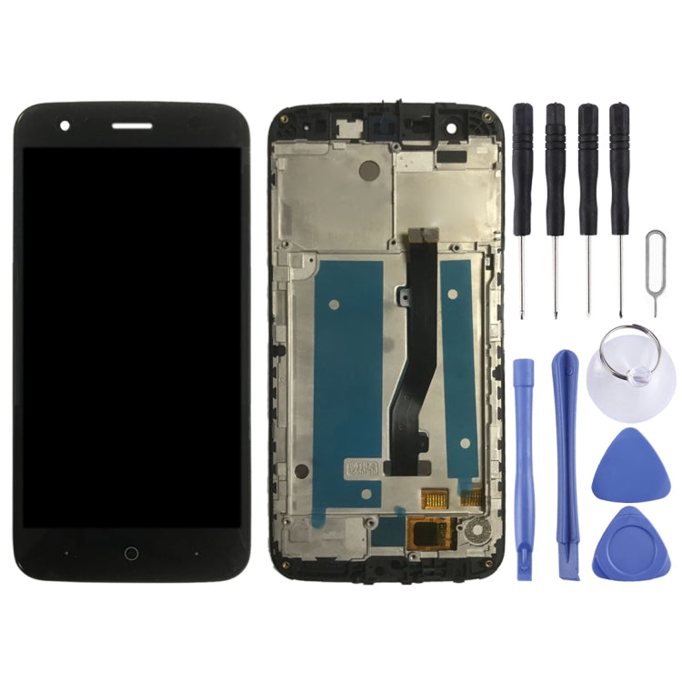 OEM LCD Screen for ZTE Blade V8 Lite  Digitizer Full Assembly with Frame���Black) - free shipping - PMC TechLife - Order now!