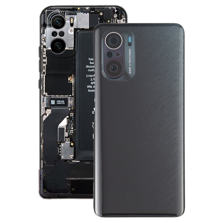 Original Battery Back Cover for Xiaomi Redmi K40 Pro M2012K11C(Black) - Back Cover by PMC Jewellery | Online Shopping South Africa | PMC Jewellery