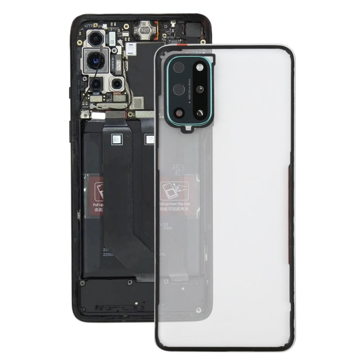 For OnePlus 8T Battery Back Cover With Camera Lens (Transparent) - Back Cover by PMC TechLife | Online Shopping South Africa | PMC TechLife