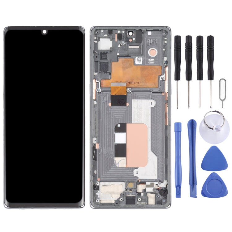 Original LCD Screen for LG Velvet 5G LM-G900N LM-G900EM LM-G900 LM-G900TM Digitizer Full Assembly with Frame (Silver) - free shipping - PMC TechLife - Order now!