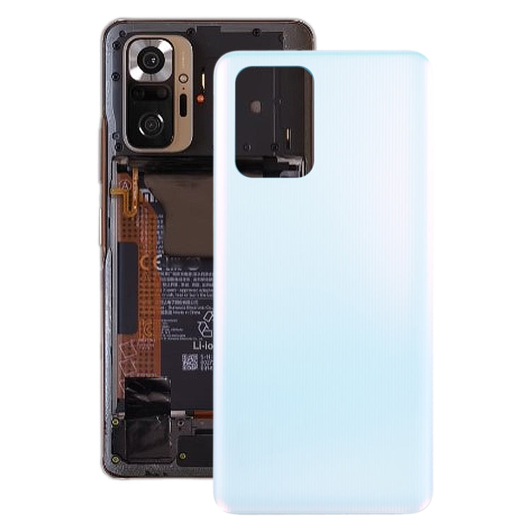 Original Back Battery Cover for Xiaomi Redmi Note 10 Pro (China) 5G(White) - free shipping - PMC TechLife - Order now!