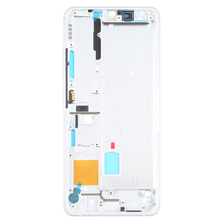 Front Housing LCD Frame Bezel Plate for Xiaomi Mi Note 10 Lite M2002F4LG, M1910F4G (White) - LCD Related Parts by PMC Jewellery | Online Shopping South Africa | PMC Jewellery