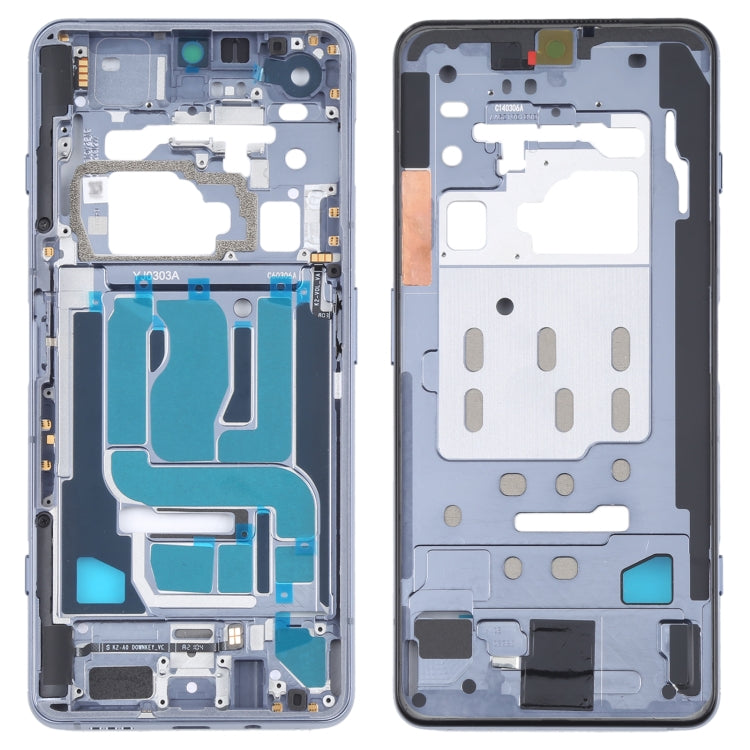 Original Front Housing LCD Frame Bezel Plate for Xiaomi Black Shark 4 / Black Shark 4 Pro SHARK PRS-H0, SHARK PRS-A0 (Silver) - LCD Related Parts by PMC Jewellery | Online Shopping South Africa | PMC Jewellery