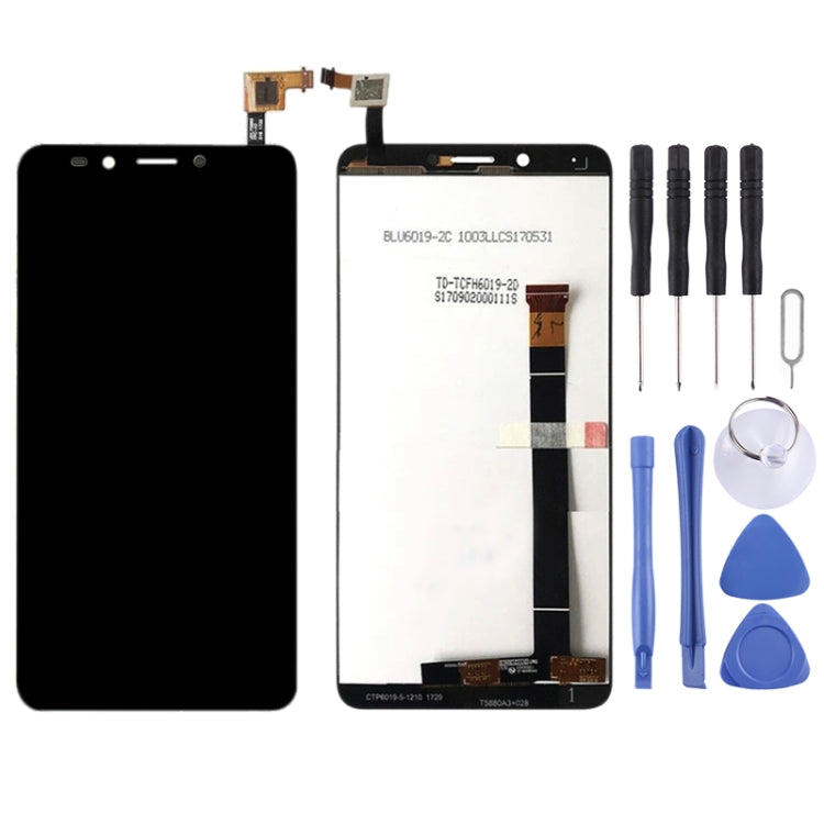 LCD Screen and Digitizer Full Assembly for Alcatel A7 XL A7XL 7071DX 7071(Black) - free shipping - PMC TechLife - Order now!